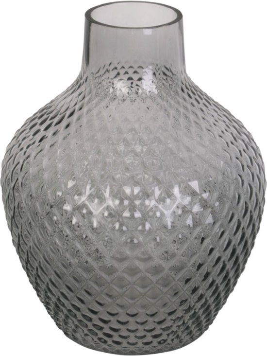 Vase Delight grand Gris Foncé 20 cm. haut