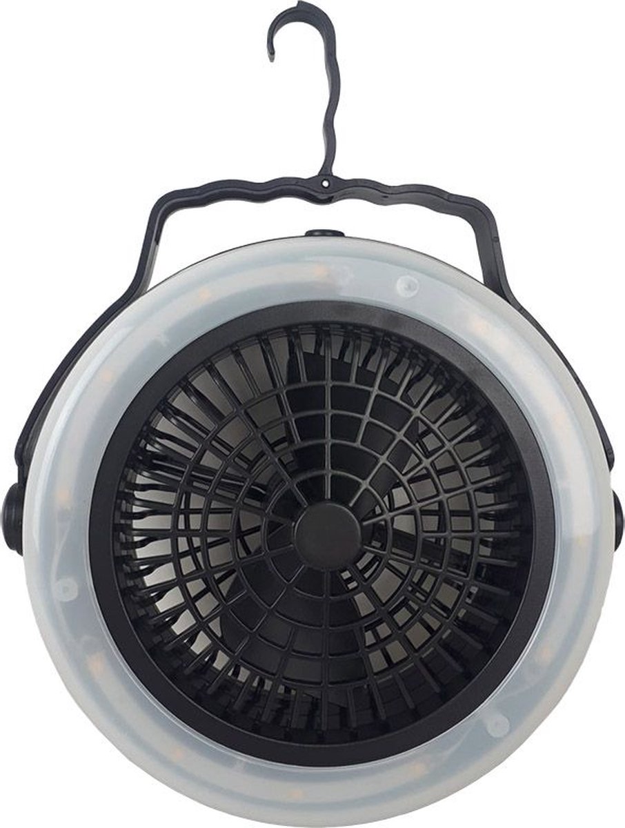Reis Ventilator met LED Licht - 360° verstelbaar -