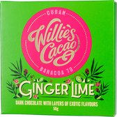 Willie's Cacao - Ginger Lime Chocolate 50g (Cuba)