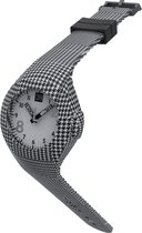 TOO LATE - siliconen horloge - MASH UP DECOR Medium - Ø 40 mm - Piedepole