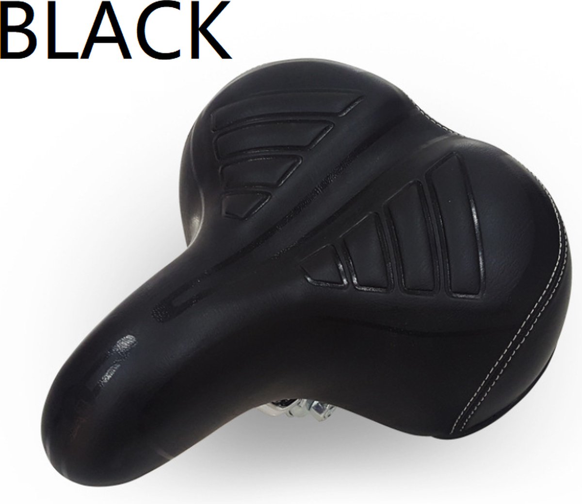 PS comfortabel fietszadel - model 2022 - zacht - ergonomisch - zwart |  bol.com