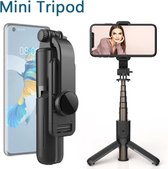 Aluminium Draadloze Bluetooth-Compatibel Selfie Stick Draagbare Mini Statief Live Desktop Stand L10
