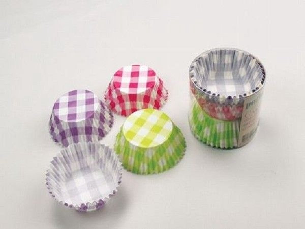 Mini caissettes à muffins et cupcakes - 180x - violet - papier - 4