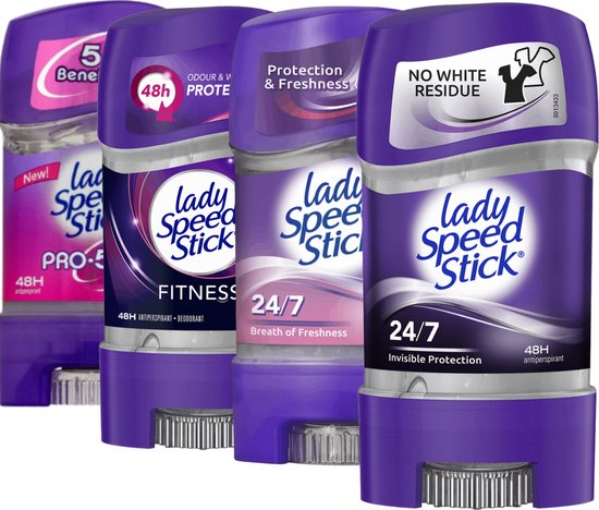 Lady Speed Stick™ Freshness Gel Déodorant Femme 5 x 65g - Anti