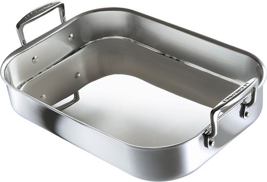 Le Creuset RVS braadslede 35cm 4l