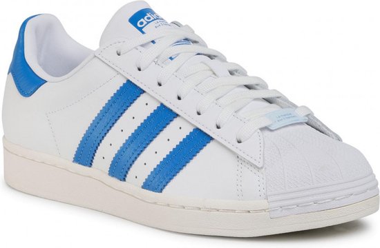 Adidas Superstar (Wit/Blauw) - Maat 40 2/3 | bol.com