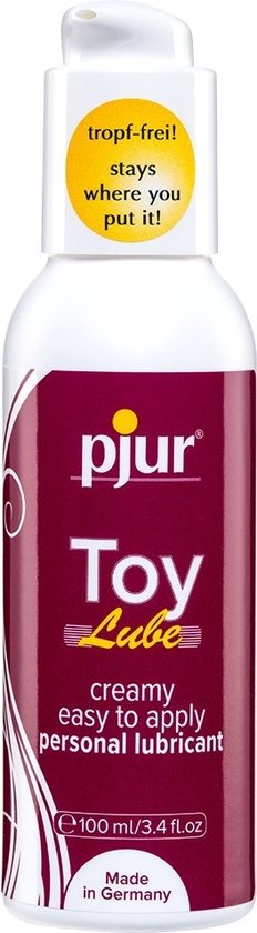 Pjur Toy Lube - Hybride Glijmiddel - 100 ml - Druppelvrij - Langdurig Effect
