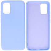 Samsung Galaxy A03s Hoesje - Backcover Telefoonhoesje - Paars