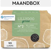 LILLYDOO green Milieu & Huidvriendelijke Luiers - Maat 2 (4-8 kg) - 185 Stuks - Maandbox