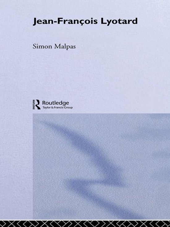 Jean-Francois Lyotard - cover