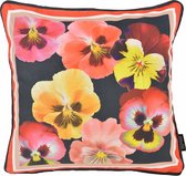 Velvet Flores Kussenhoes | Fluweel / Polyester | 45 x 45 cm