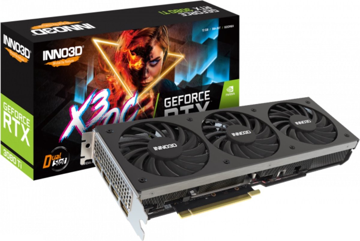 Inno3D Geforce Rtx 3080 Ti X3 Oc Nvidia 12 Gb Gddr6X videokaart