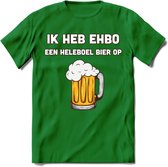 Ik Heb EHBO T-Shirt | Bier Kleding | Feest | Drank | Grappig Verjaardag Cadeau | - Donker Groen - L