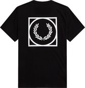 Fred Perry T-Shirt Graphic Print Black