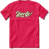 Biertje! T-Shirt | Bier Kleding | Feest | Drank | Grappig Verjaardag Cadeau | - Roze - S