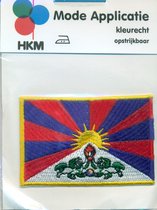 Tibet vlag applicatie strijkbaar