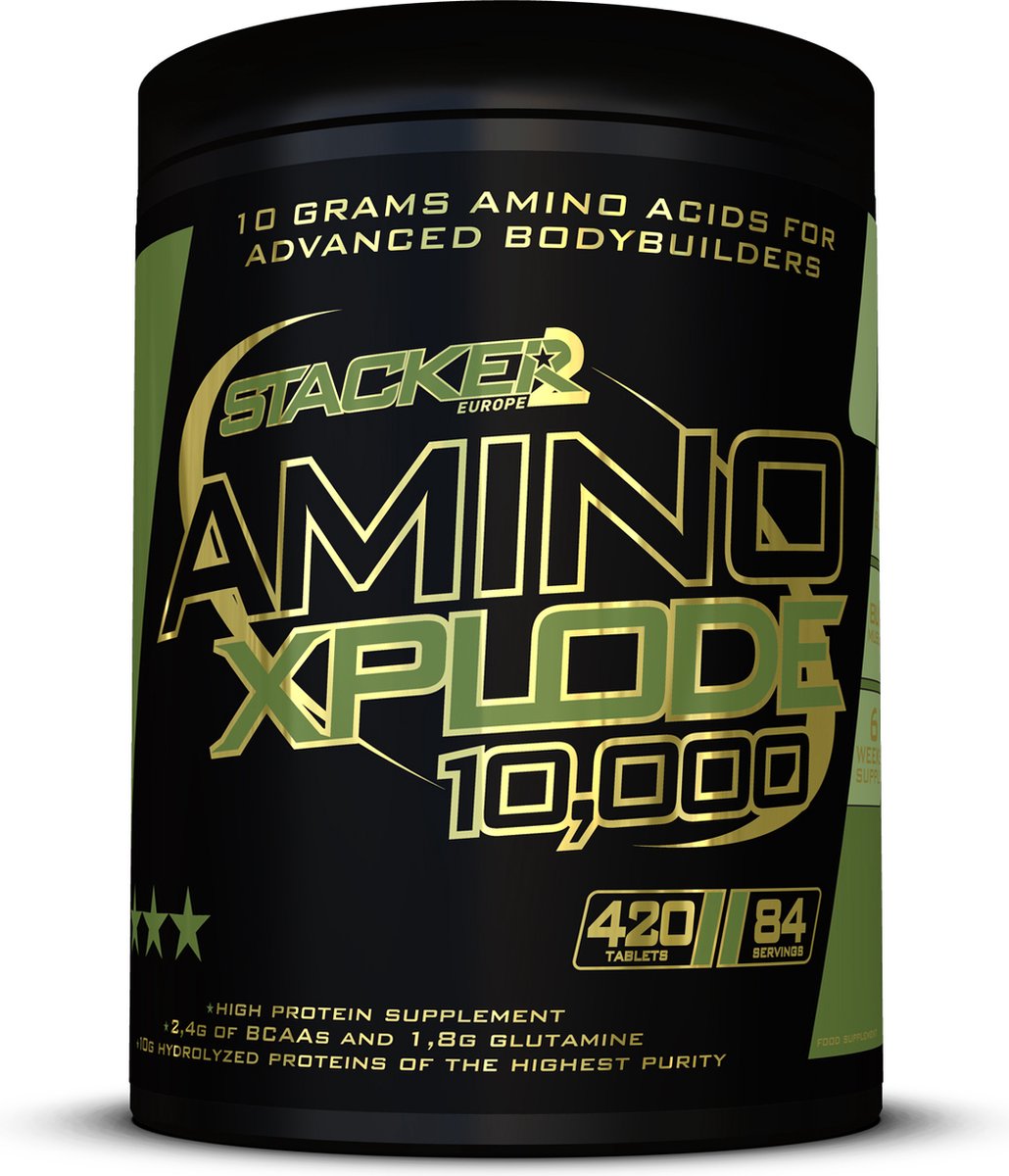 Goedkoopste Stacker2 Europe Amino Xplode 10,000 Aminozuren - 420 tabletten