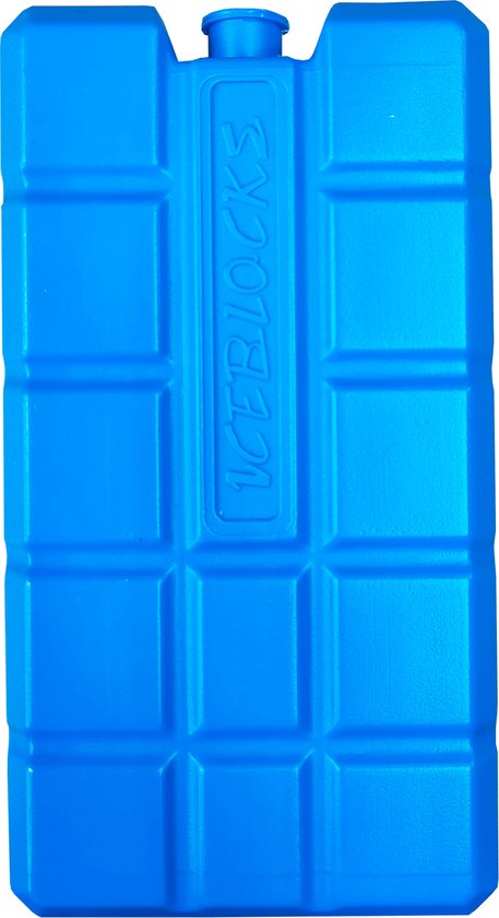 DULA Blauwe Koelelementen - 1 stuks 200 gram - 8 x 15 x 2 cm
