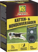 KB Home Defense Honden- en Kattenverjager - Ultrasone Verjagers - 105m2 bereik - Kattenschrik
