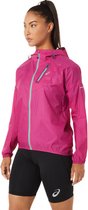 ASICS FujiTrail Jacket Dames - sportjas - roze - maat XL
