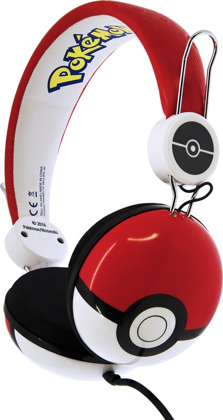 Pokémon Pokéball - koptelefoon - verstelbaar - comfortabel - lange kabel