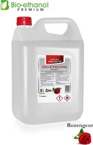 Ladanas® - Bio-Ethanol 5 L - Rozengeur - Bioethanol 96,6% - Biobrandstof