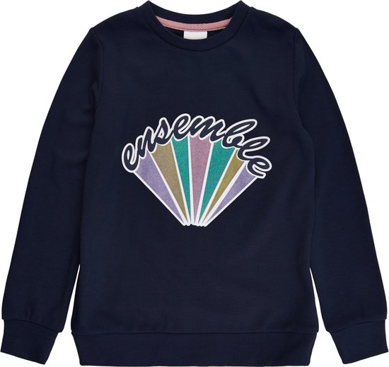 The New sweater meisjes - donkerblauw - Tnbrenda