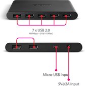 Sitecom CN-082 - 7 poort USB 2.0 Hub