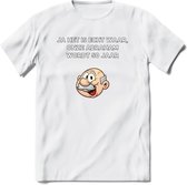 Ja het is echt waar T-Shirt | Grappig Abraham 50 Jaar Verjaardag Kleding Cadeau | Dames – Heren - Wit - XXL