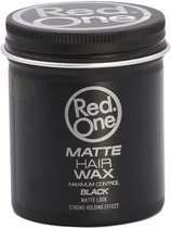 Red One Matte Hair Wax Maximum Control - Black Matte Look