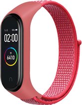 Bandje Voor Xiaomi Mi 3/4/5/6 Nylon Sport Loop Band - Hibiscus (Roze) - One Size - Horlogebandje, Armband