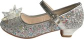 Elsa prinsessen schoenen zilver glitter sneeuwvlok maat 33 - binnenmaat 21,5 cm - cadeau meisje - verkleedkleren