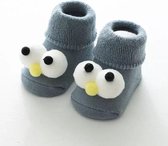 baby sokken dieren - oogjes - anti slip - 0-18 maand - 3D dieren - happy socks - antislip - baby sokken - baby sokjes - babysokjes - dierensokken - jongens sokken - meisjes sokken