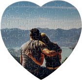 Puzzel hartvorm - 75 stukjes - Bedrukt met jouw eigen ontwerp
