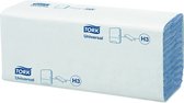 Tork Universal handdoek C-vouw 1-lgs blauw, 25x31cm pak à 4608 stk (120188)