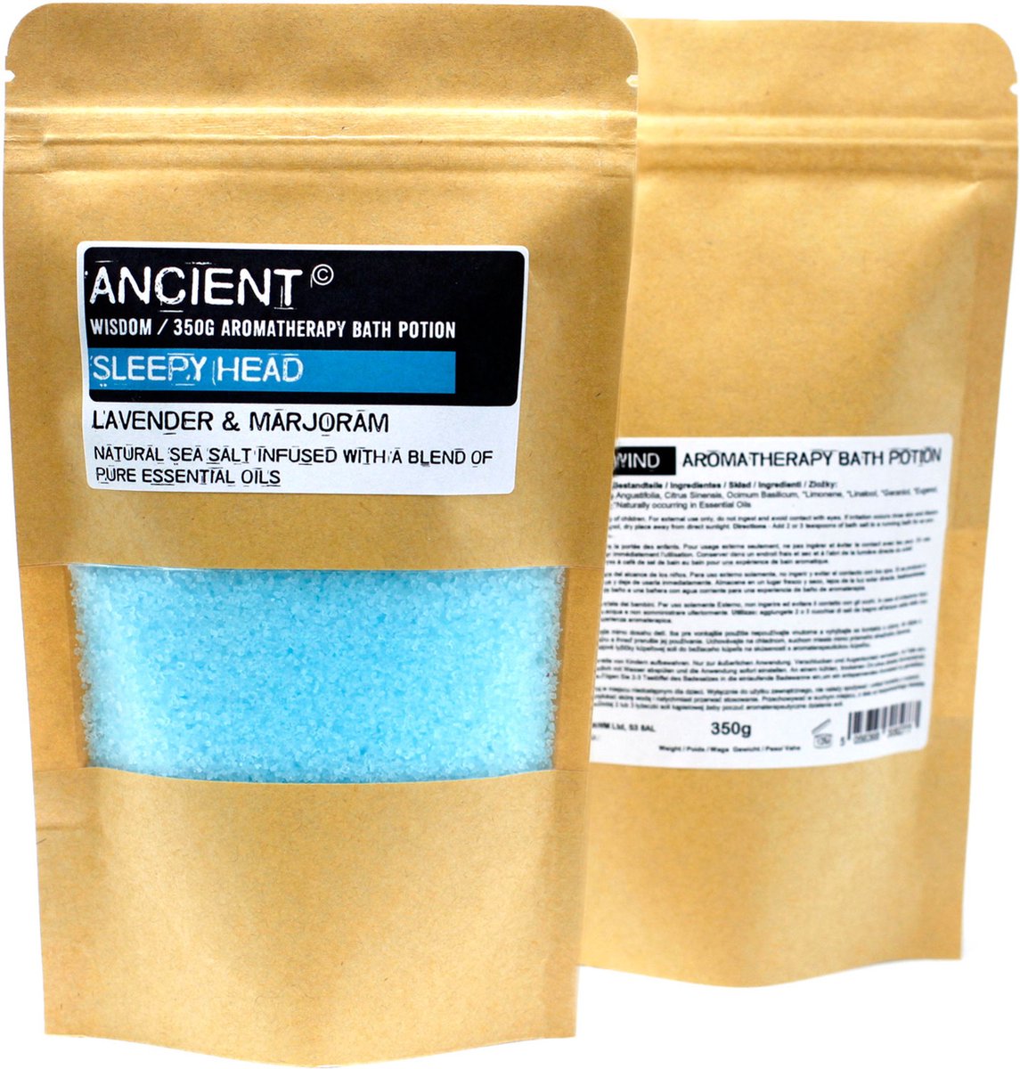 Goedkoopste Aromatherapie Badzout - Lavendel & Marjolein - Slaapverwekkend - 350gr