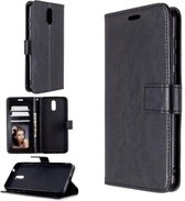 LuxeBass Hoesje geschikt voor Nokia 3.2 hoesje book case zwart - telefoonhoes - gsm hoes - telefoonhoesjes