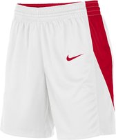 Nike team basketbal short dames wit rood NT0212103, maat XS
