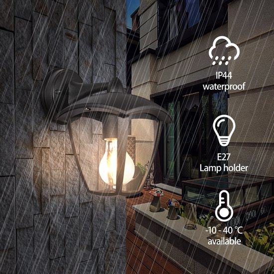 Set van 4 Selma - LED Wandlampen - Up & Down light - IP44 waterdicht