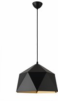 P7007 - Hanglamp - Moderne - 1 licht - Zwarte, bronzen