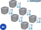 Wessper Humifill – 6 x Vochtopnemer 250g – Voordeelverpakking – Tegen Schimmelvorming – MADE IN EU – Grijs