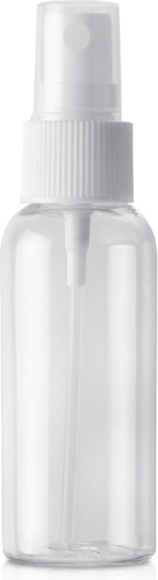 Lege fles -Spray fles -Reisflesje Verstuiver - lege flessen -leeg flesje -  Spuitfles 50 ml | bol.com