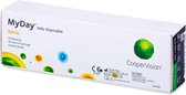 MyDay daily disposable toric (30 lenzen) Sterkte: -1.50, BC: 8.60, DIA: 14.50, cilinder: -0.75, as: 10°