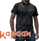 Kapaan polo / t-shirt zwart reptile