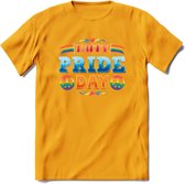 Pride Day | Pride T-Shirt | Grappig LHBTIQ+ / LGBTQ / Gay / Homo / Lesbi Cadeau Shirt | Dames - Heren - Unisex | Tshirt Kleding Kado | - Geel - XXL