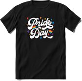 Pride Day | Pride T-Shirt | Grappig LHBTIQ+ / LGBTQ / Gay / Homo / Lesbi Cadeau Shirt | Dames - Heren - Unisex | Tshirt Kleding Kado | - Zwart - L
