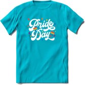 Pride Day | Pride T-Shirt | Grappig LHBTIQ+ / LGBTQ / Gay / Homo / Lesbi Cadeau Shirt | Dames - Heren - Unisex | Tshirt Kleding Kado | - Blauw - M