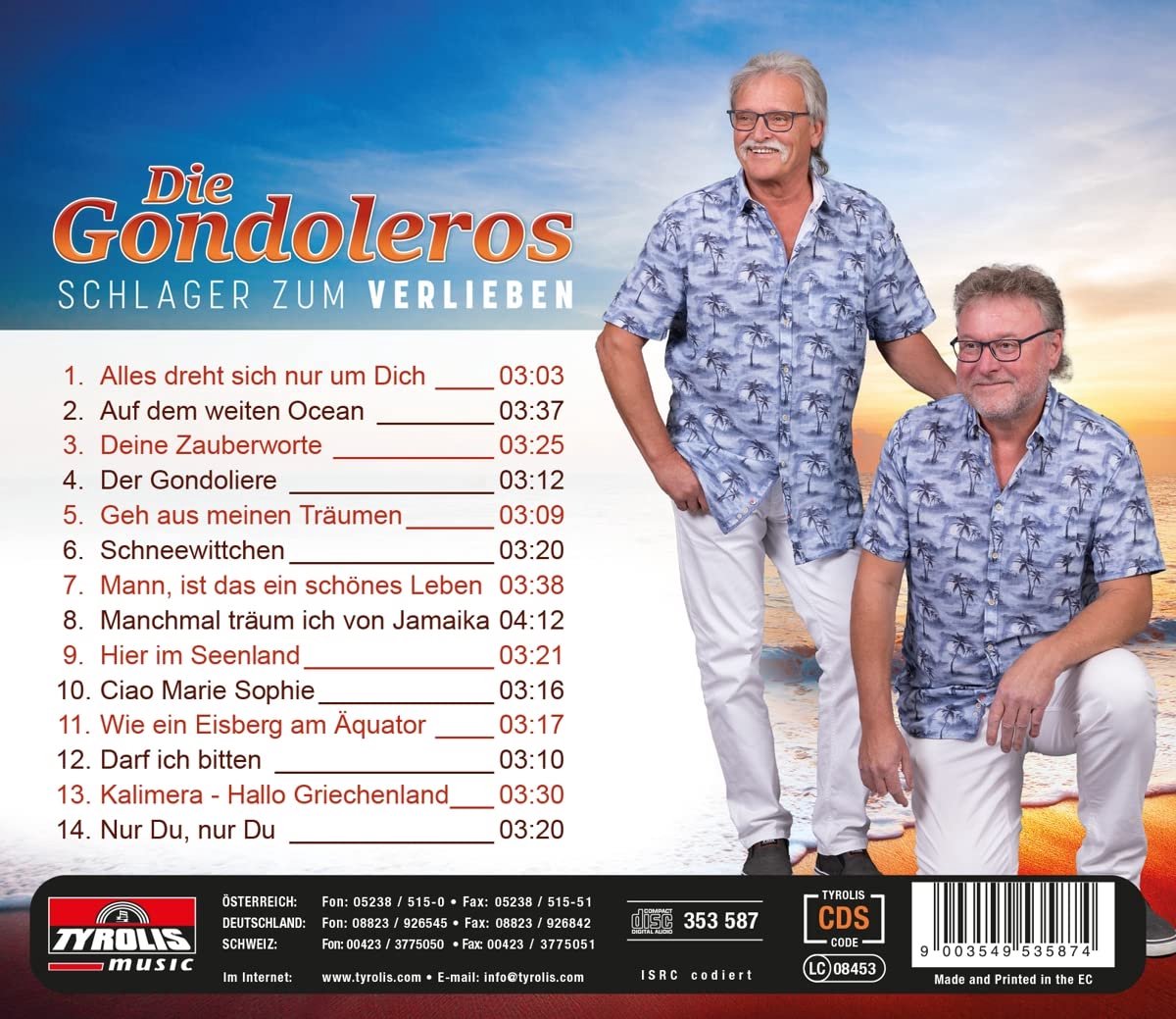 Die Gondoleros - Alles Dreht Sich Nur Um Dich - CD