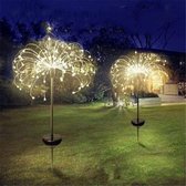 Friick - Solar Vuurwerk Lamp - Tuin Lamp - 150 LEDs met afstandsbediening - binnen en buiten - IP65 waterdicht