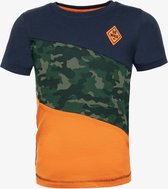 TwoDay jongens T-shirt met camouflage print - Blauw - Maat 92